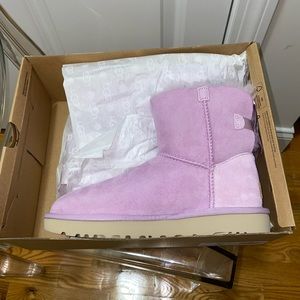 NWT UGG boots Bailey bow pink🎀